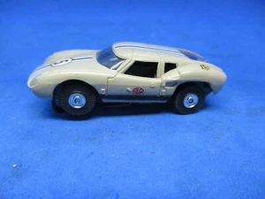 Vintage Aurora Slot Car Thunderjet Lola GT 1378 Tan TJet HO Scale - Picture 1 of 5
