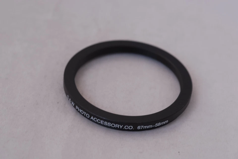 New Metal 67mm-58mm Step-Down Ring 67-58mm 67-58 - Image 1 of 1