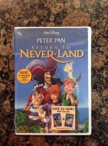 Disney’s Return to Never Land (DVD, 2002) NEW Sealed (AMAZING DVD IN ORIGINAL SH - Picture 1 of 1
