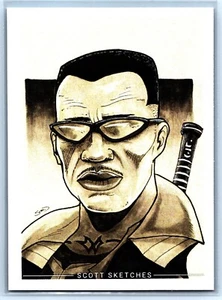 Blade (Wesley Snipes)- Scott Sketches Trading Card Print Fan Art - Picture 1 of 3