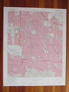 Van Nuys California 1975 Original Vintage USGS Topo Karte - Bild 1 von 1