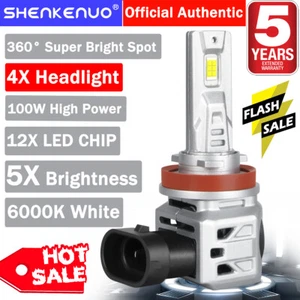 For Chevy Malibu LTZ 2008-2012 Combo H9 H11 LED Headlight Bulb High Low Beam M7Y - Foto 1 di 14