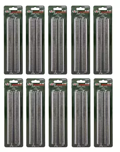 KATO 20-000 N Scale 248mm Straight Track 4 rails x 10 Pcs set Japan import - Picture 1 of 5