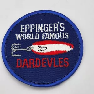 Toppa da cucire pesca vintage logo Eppinger DARDEVLES - Foto 1 di 4