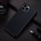 For iPhone 13 12 11 Pro Max XS XR X SE Fabric Texture Leather Hybrid Case Cover