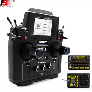 Flysky 2.4G 18CH PL18EV Transmitter Radio System w/ FGR12B FGR8B Receiver - Picture 1 of 8