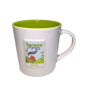 STARBUCKS 2006 Serena Organic Multi Region Blend Green 16 OZ Tea Coffee Mug - Picture 1 of 8