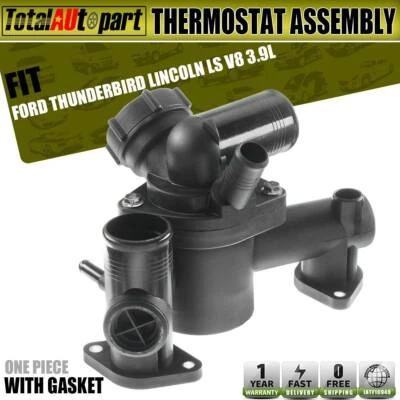 Conjunto de carcasa de termostato para Ford Thunderbird Lincoln LS 2003-2006 V8 3,9 L Foto 1 de 4