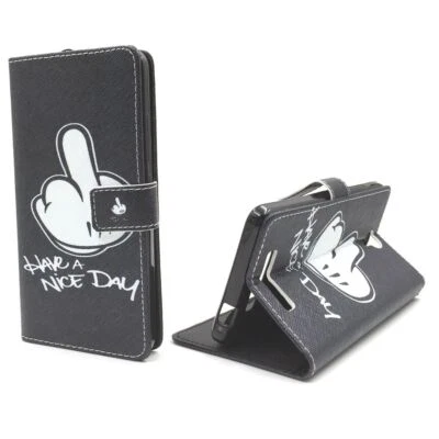 Cellulare Custodia Protettiva per Xiaomi Redmi Note 2 Cover Borsa Wallet - Immagine 1 di 4