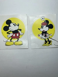 Walt Disney Productions Mickey Minnie & Mouse Sticker SetMurray Skoff Vintage - Picture 1 of 21