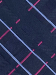 Herrengröße 58 x 4 Zoll Krawatte Kreuz vertikale Streifen blau und pink Tommy Hilfiger - Bild 1 von 12