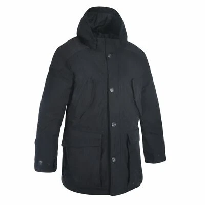 Oxford Parka Motorcycle Motorbike Urban CE Approved Rainseal Jacket - Black - Image 1 of 2