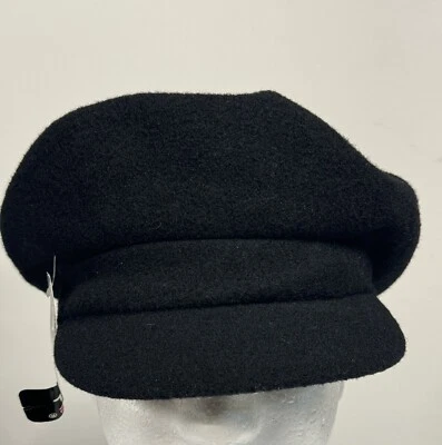 Boné de lã Kangol Spitfire feito na Grã-Bretanha Reino Unido chapéu jornaleiro P/M NOVO - Imagem 1 de 4