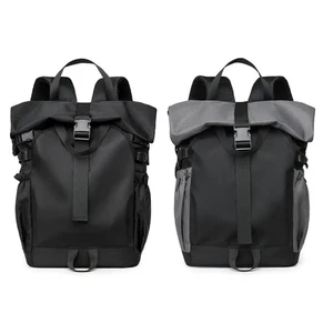 Rolltop Rucksack Wasserdicht Wasserabweisend Rucksack Gepolstert 15,6" Laptop - Bild 1 von 9