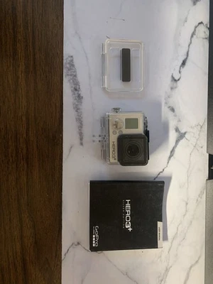 GoPro Hero 3+ Plus Action Camera With Battery - Silver - Works - Image 1 of 4