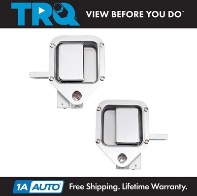 TRQ Exterior Door Handle Set Fits 2004-2007 Kenworth T600A 2004-2015 T800 W900 Foto 1 de 4