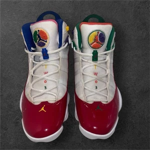 Nike Air Jordan 6 Ringe GS Mehrfarbig Retro CW7004-100 Größe 7Y - Bild 1 von 16
