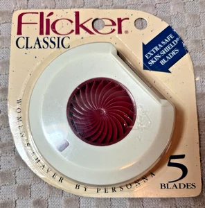Afeitadora clásica para mujer Flicker de Personna 5 hojas de colección 1994 rara nueva sellada - Imagen 1 de 2