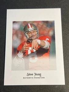 2012 Leaf Legends of Sport MISSING AUTO BLANK BACK PROOF Steve Young - Picture 1 of 2