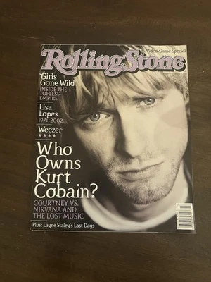 Kurt Cobain Nirvana Rolling Stone June 02 magazine lisa Lopes/Layne Staley Obits - Image 1 of 4