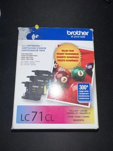 Original Brother LC71 Tintenpatronen Cyan Magenta Gelb Box MFC-J425W Ablaufdatum 2022 - Bild 1 von 4
