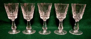 Bicchieri da vino Waterford KENMARE 5" Port VENDUTI IN SET DA CINQUE - Foto 1 di 2