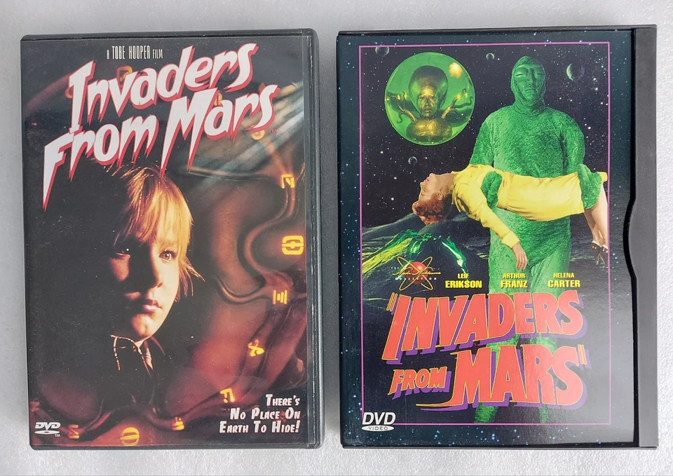 Invaders From Mars. (DVD, 1997) Anchor Bay. Two Movies, Sci-fi Film.  - Image 1 of 4