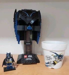 Maceta de cerámica esmaltada de 3" vintage 1976 Batman Super Plants DC Comics  - Imagen 1 de 10