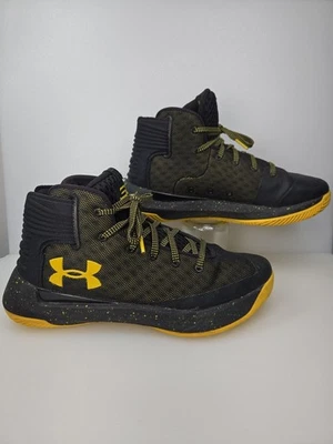Under Armour Steph Curry Wardell SC Black Yellow Basketball Shoes Youth Size 6.5 - Image 1 of 4