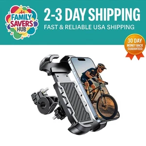 Upgrade Bike Phone Holder - One-Hand Operation & Zero Shake For Ultimate Safety - Picture 1 of 9