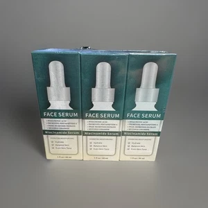 Niacinamide Face Serum 3-Pack Hydrating & Skin Tone Balance 1oz New - Picture 1 of 5