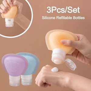 3Pcs/Set 60ML/90ML Lotion Container Squeeze Shampoo Sub-Bottling Hotel - Picture 1 of 10