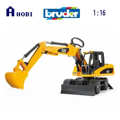 Bruder 1:16 Scale Caterpillar Wheeled Excavator With Adjustable Boom - Image 1 of 2