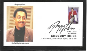 GREGORY HINES DANCER/ACTOR FDC 2019 NEW YORK, NY JERRY'S COVERS ONLY 1 MADE - Picture 1 of 1