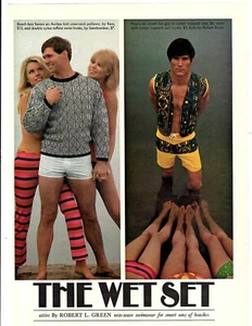1967 Print Magazine Men's Fashion The Wet Set Robert L Green Photos Don Ornitz - Picture 1 of 3