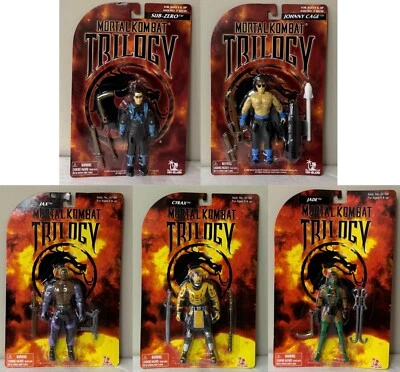 Raro Lote De 5 Fighters Toy Island 1996 De Colección Mortal Kombat Trilogy 5" Foto 1 de 4