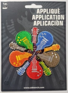C&D Visionary GUITARS Embroidered Iron-On Patch - Picture 1 of 2