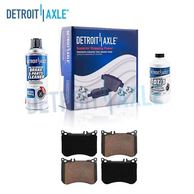 Herrajes para pastillas de freno delanteras de cerámica para 13 14 Mercedes-Benz SL550 con paquete deportivo Foto 1 de 4