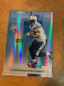 2007 Playoff NFL Playoffs Silver Holofoil (#'d 76/99) - #81 LaDainian Tomlinson - Foto 1 di 2