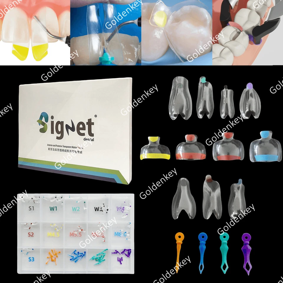 TOR VM Transparent Clear Matrix Dental Bow Matrice Band Anterior BT Matrices Bioclear