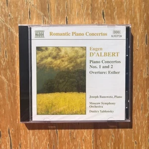 EUGEN D'ALBERT: Piano Concertos Nos. 1 and 2 CD 1998 BRAND NEW & SEALED Naxos - Picture 1 of 2