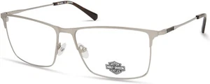 Harley Davidson HD9018 011 Shiny Silver Metal Optical Eyeglasses Frame 60-16-150 - Picture 1 of 1