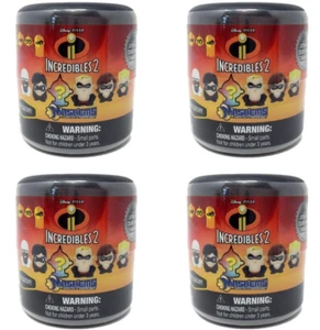 LOT OF 4 INCREDIBLES 2 SERIES 1 ULTRA RARE MASHEMS BLIND CAPSULES NEW TY2824 - Picture 1 of 2