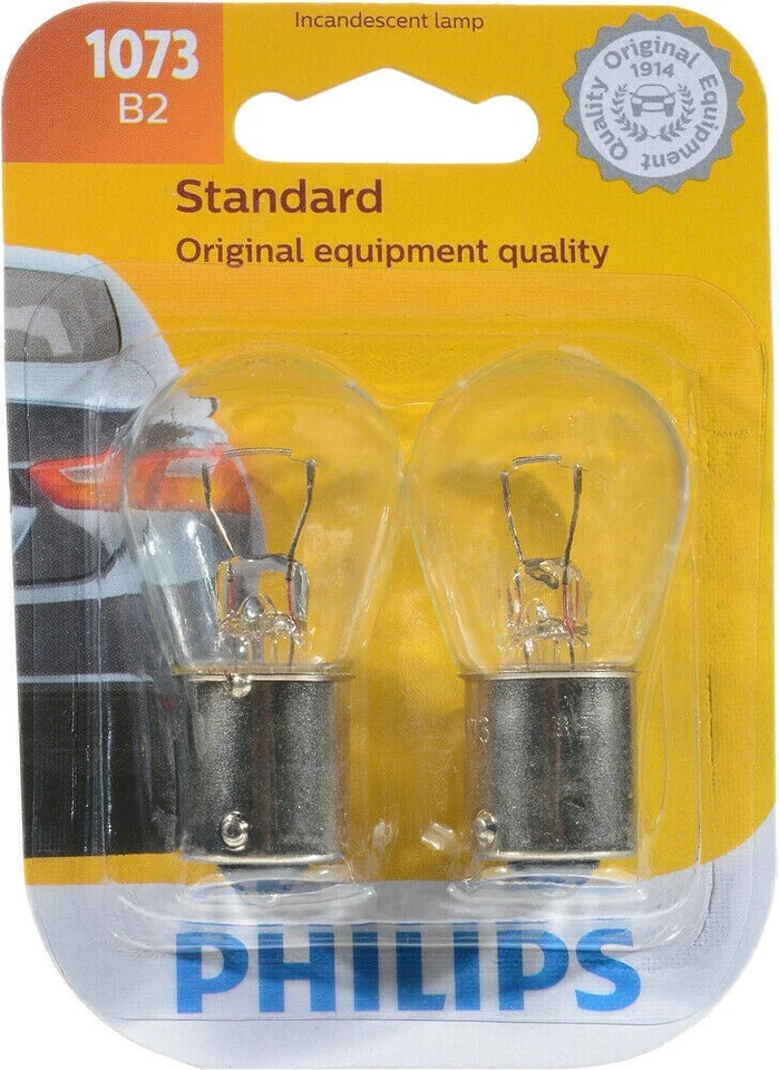 Philips 1073 B2 12.8V Base Bombilla Automotriz para Freno, Trasero Etc.(Caja de 10) Foto 1 de 2