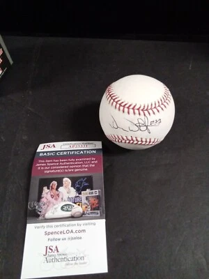 Devon White Signed Baseball – Angels & Blue Jays MLB Autograph JSA Certified # - Image 1 of 3