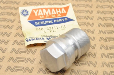 Новая из старых запасов крышка болта передней вилки Yamaha AT1 CT1 IT125 MX125 TY175 YZ125 248-23111-01 - Изображение 1 из 3