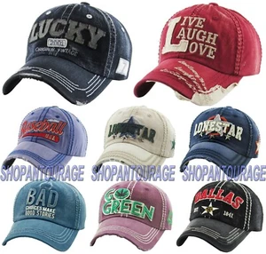Kbethos New Vintage Distressed Embroidery Patch Unisex Baseball Trucker Cap Hat - Picture 1 of 10
