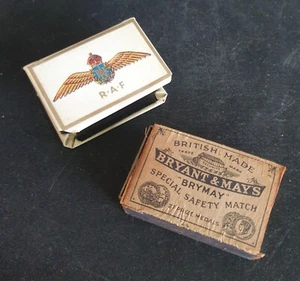 WW2 British Royal Air Force Personnel Celluloid Pocket Matchbox Cover 1941-1945 - Picture 1 of 14