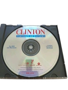 Clinton Portrait of Victory PC-CD-ROM 1993for DOS/MAC CD - Picture 1 of 4