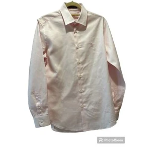 Roberto Cavalli Mens Cotton Classic Dress Shirt Pink with Logo Size 16/41 - Picture 1 of 12